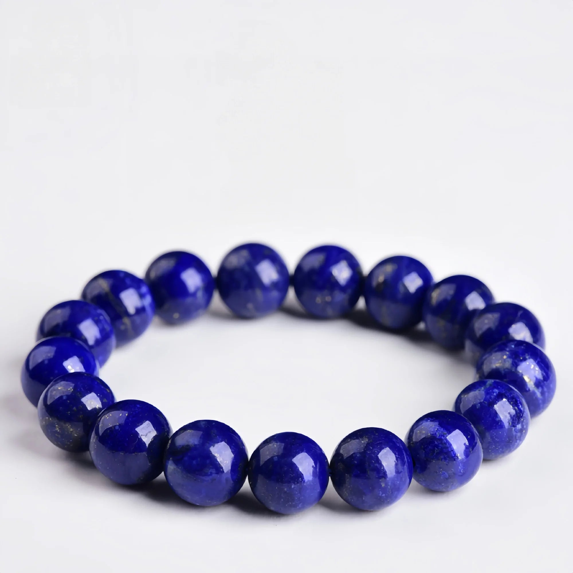 Natural 7A Afghan Lapis Lazuli Imperial Bracelet