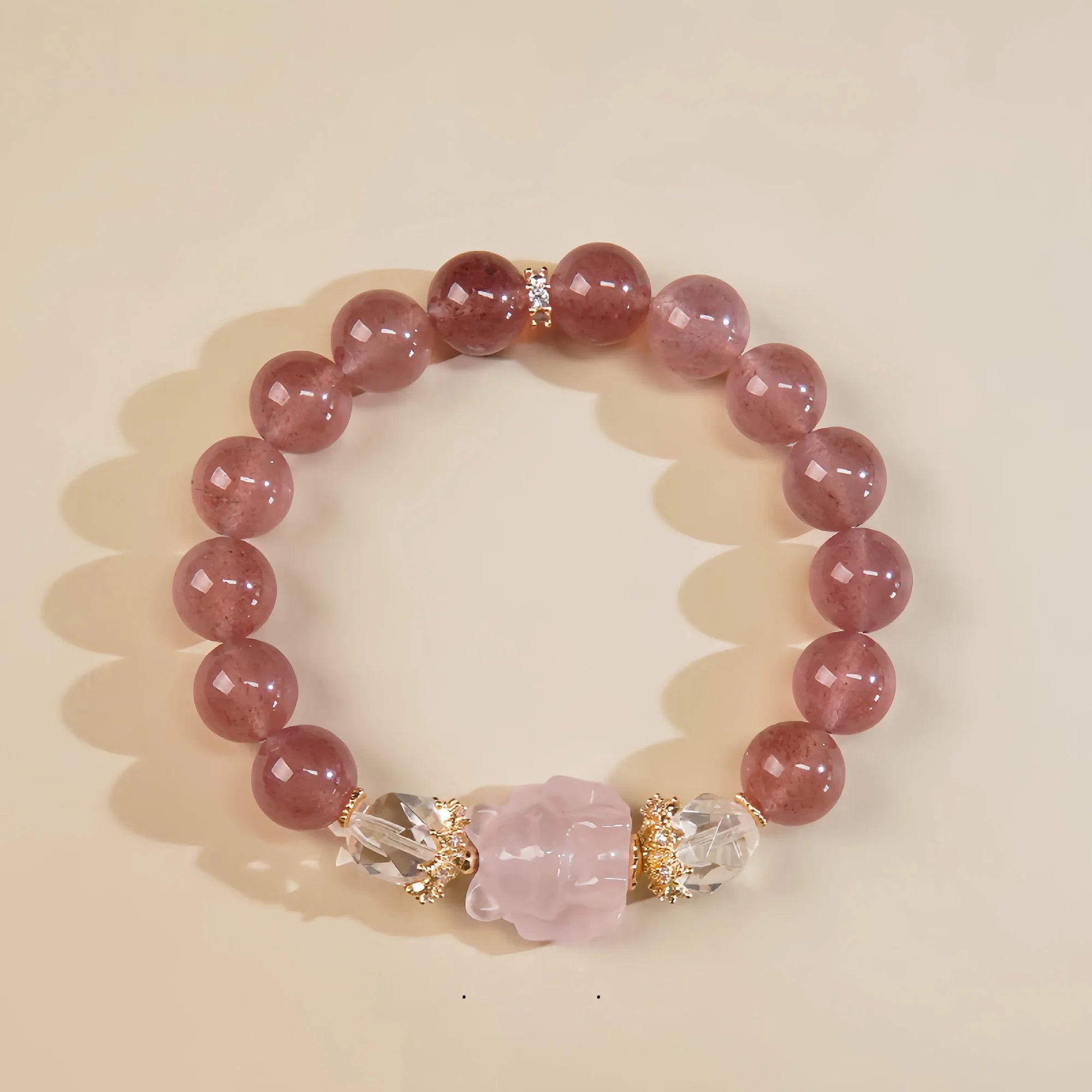 PiXiu Prosperity Rose Quartz Bracelet