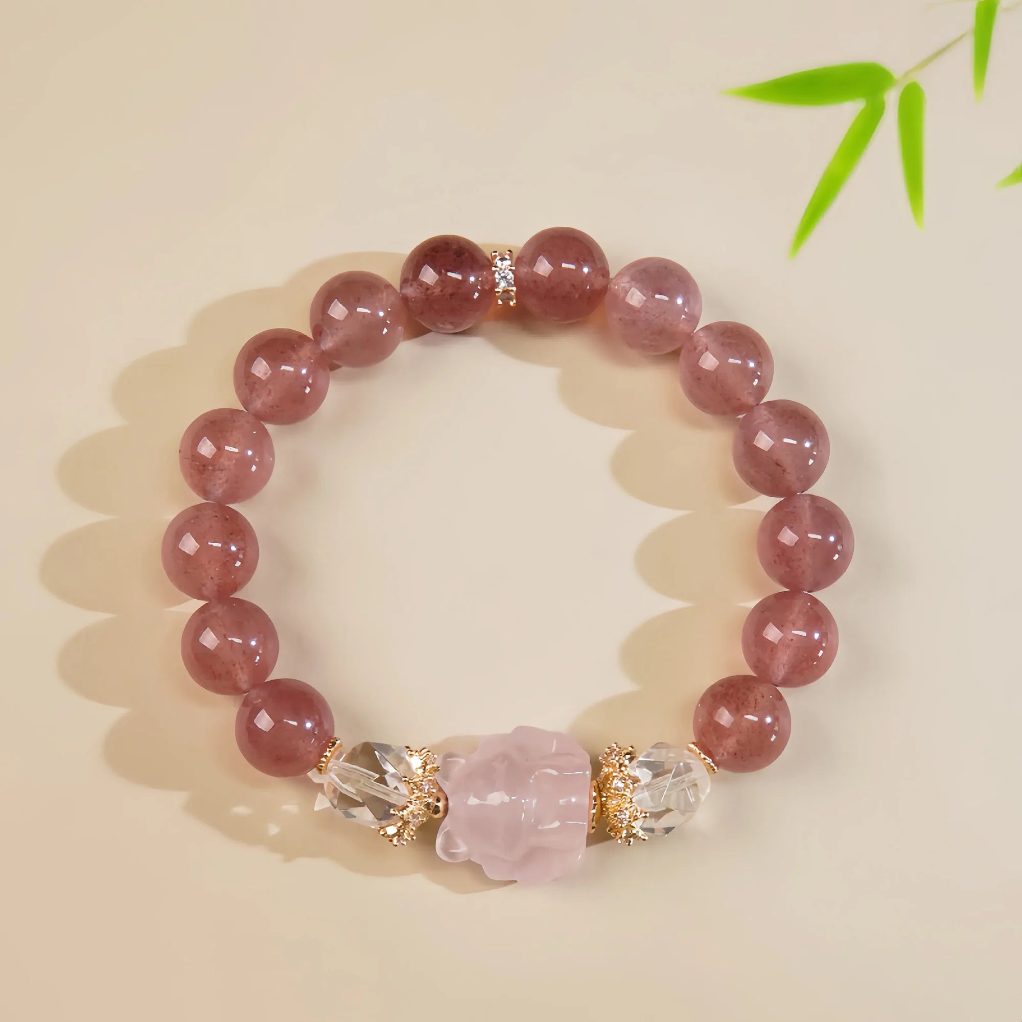 PiXiu Prosperity Rose Quartz Bracelet