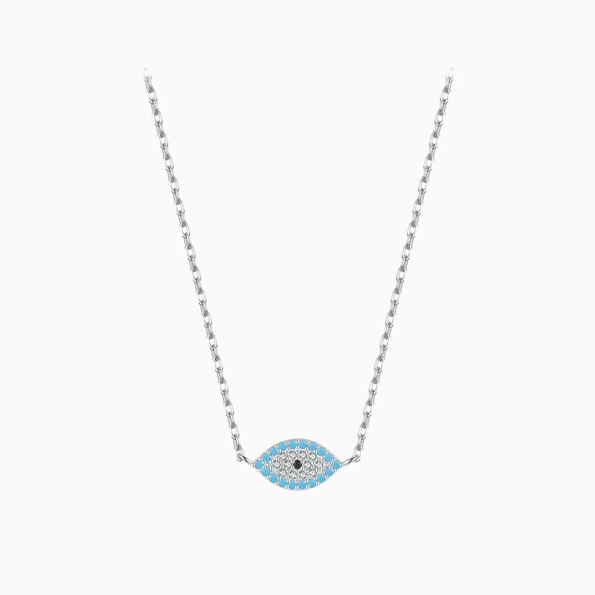 Sacred Evil Eye Turquoise Guardian Necklace