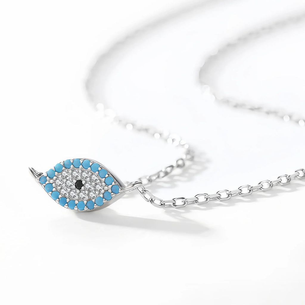 Sacred Evil Eye Turquoise Guardian Necklace