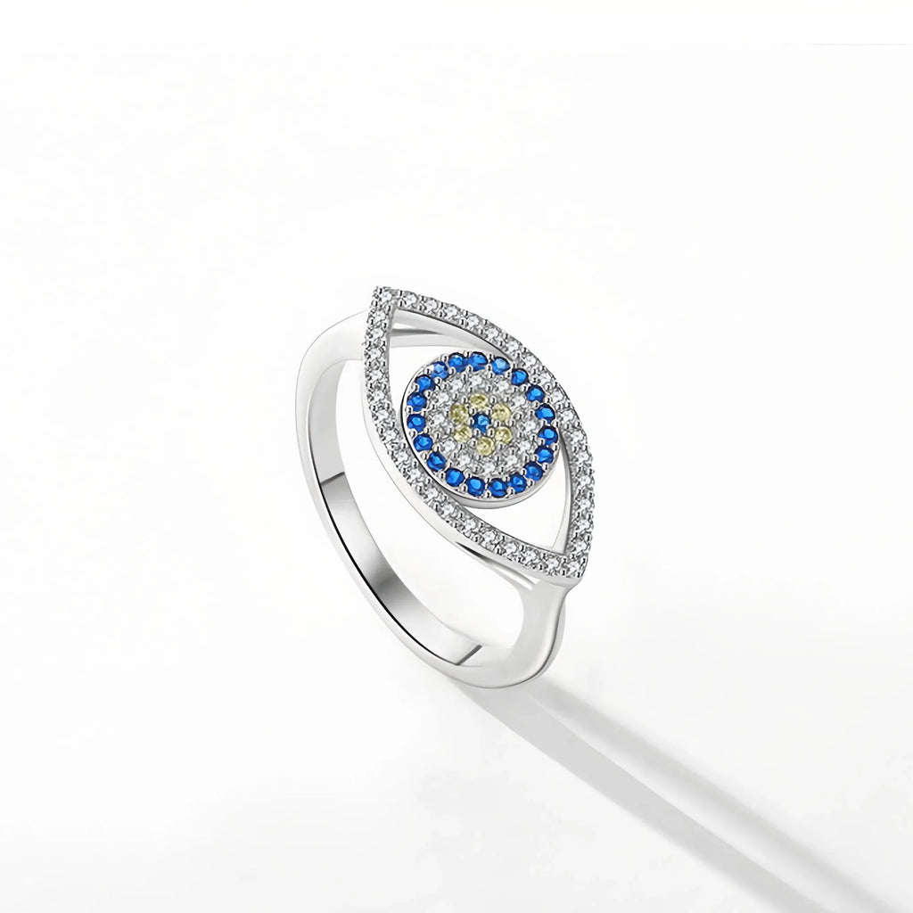 Sacred Eye of Providence Silver Ring