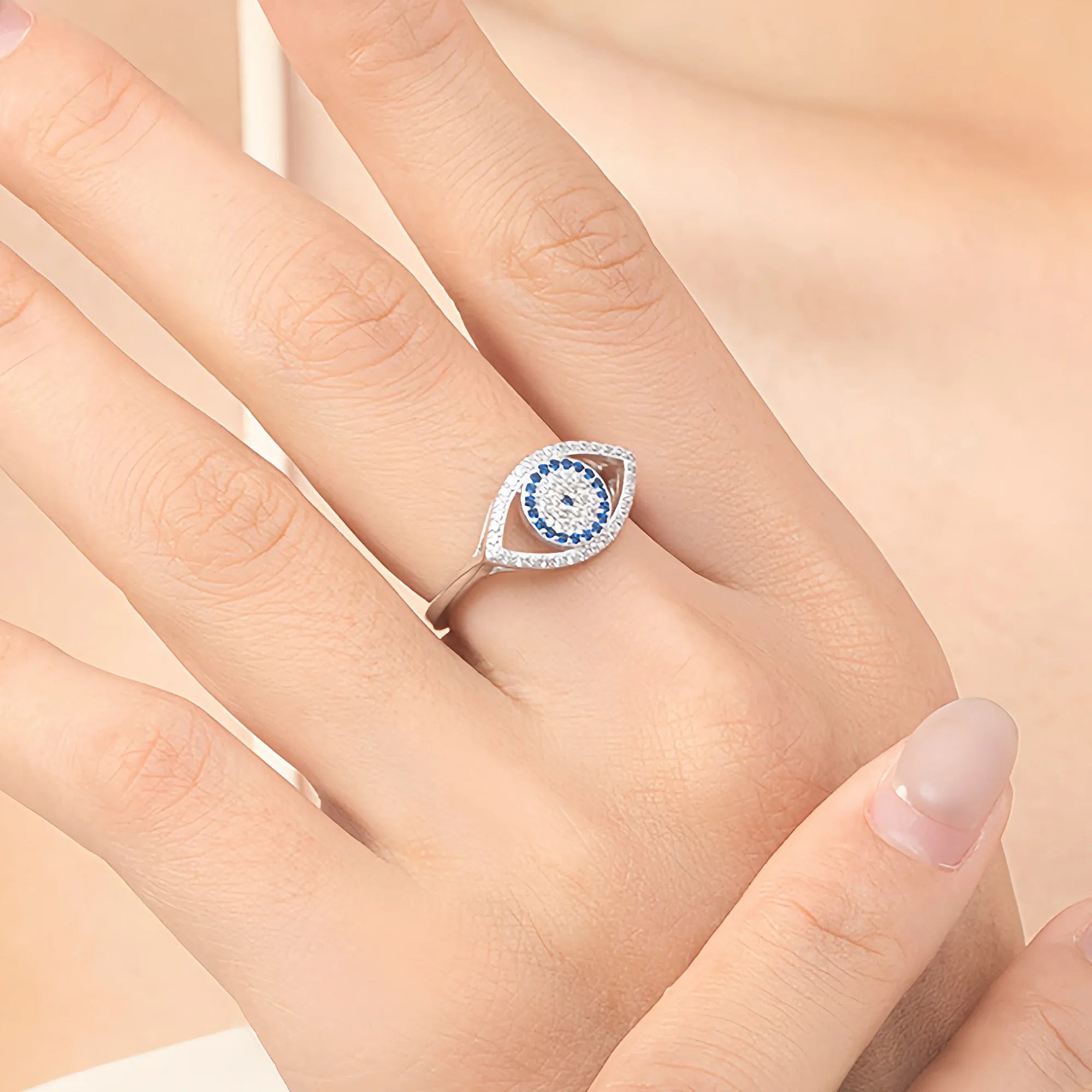 Sacred Eye of Providence Silver Ring