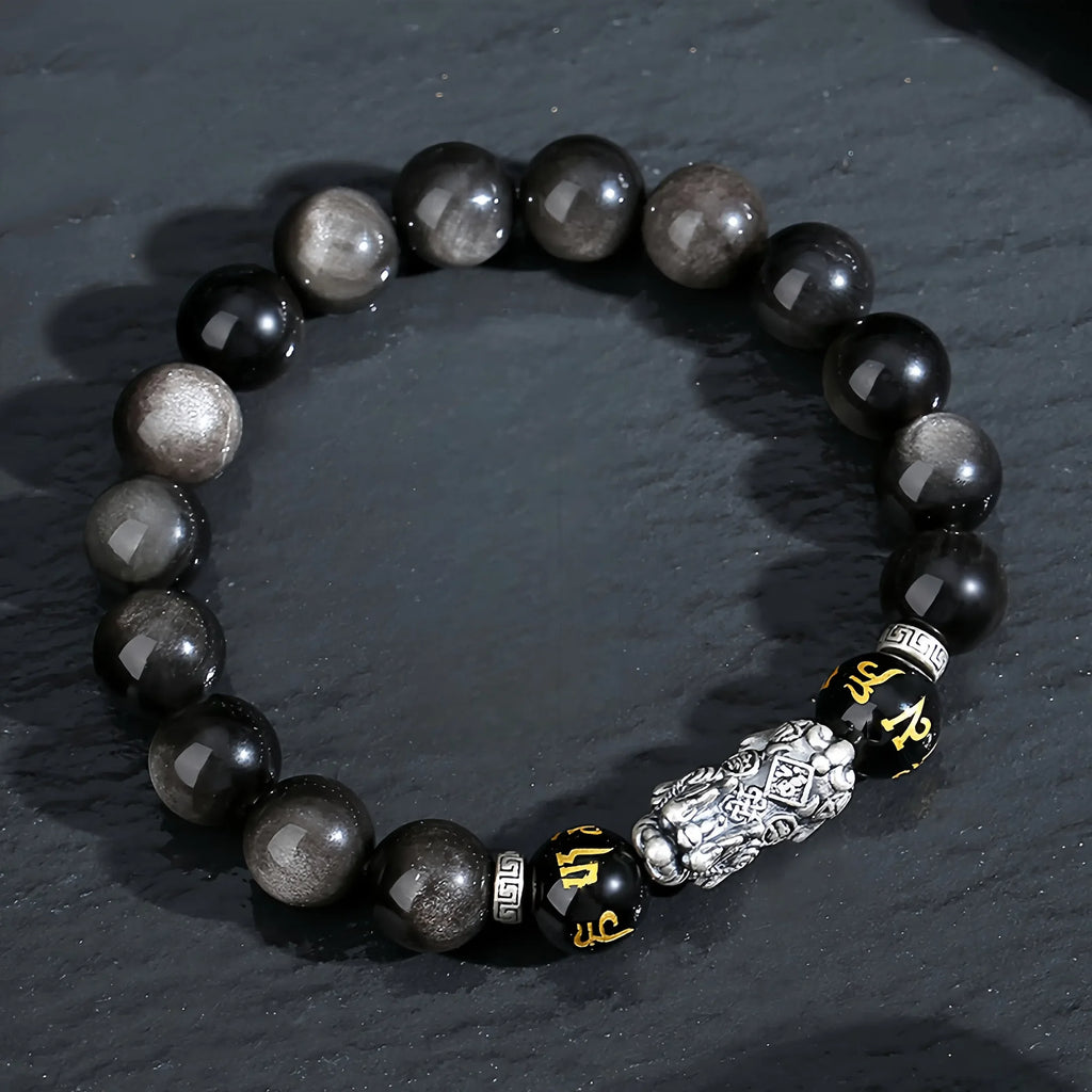 Sacred Obsidian Pixiu Bracelet