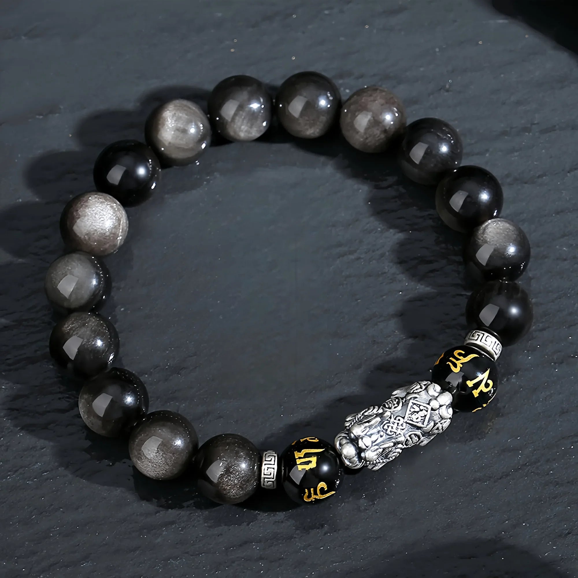 Sacred Obsidian Pixiu Bracelet