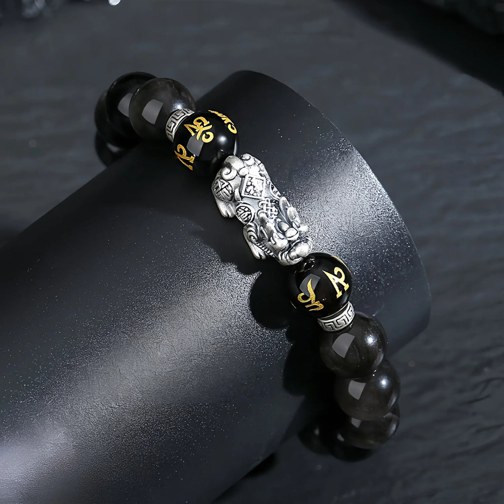 Sacred Obsidian Pixiu Bracelet