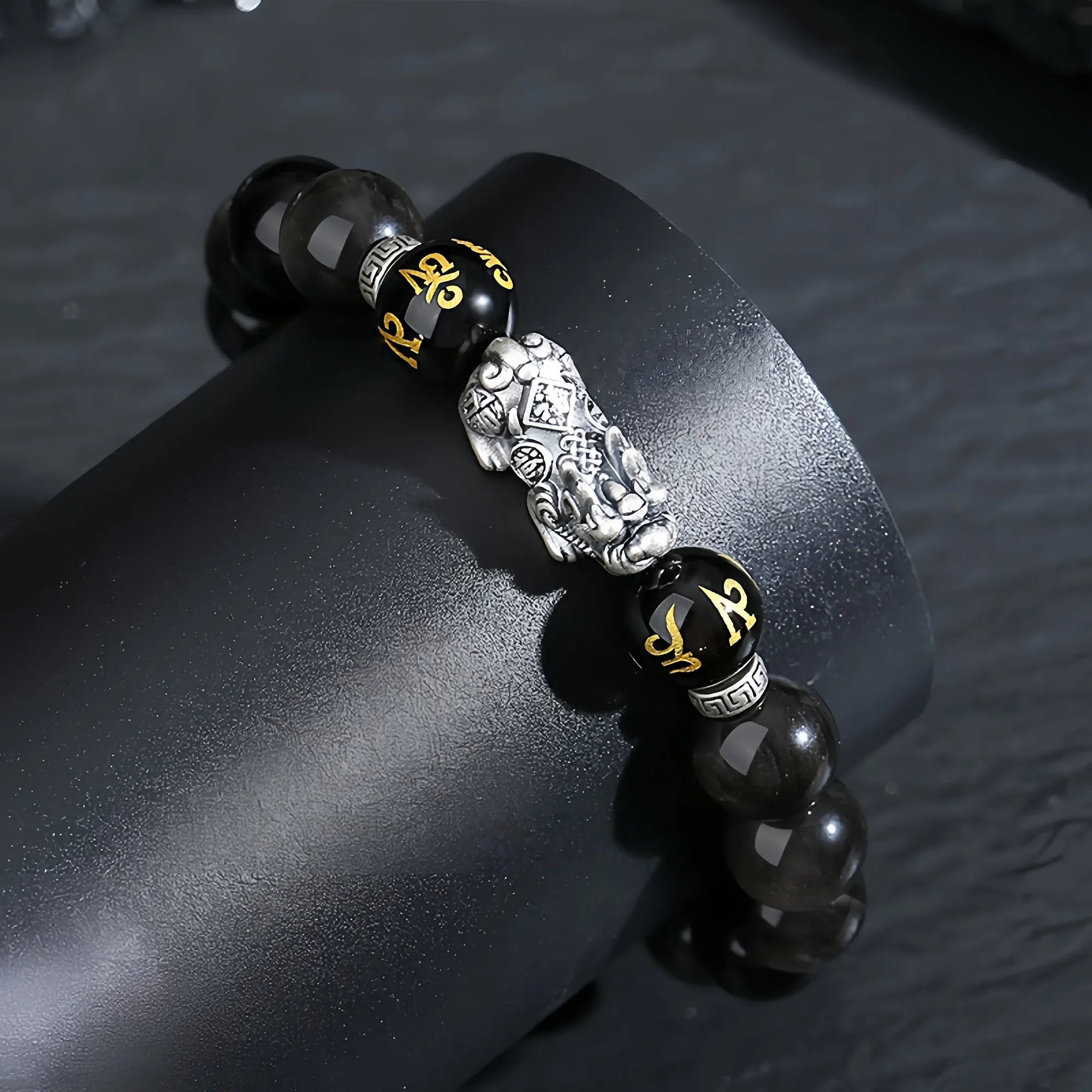 Sacred Obsidian Pixiu Bracelet