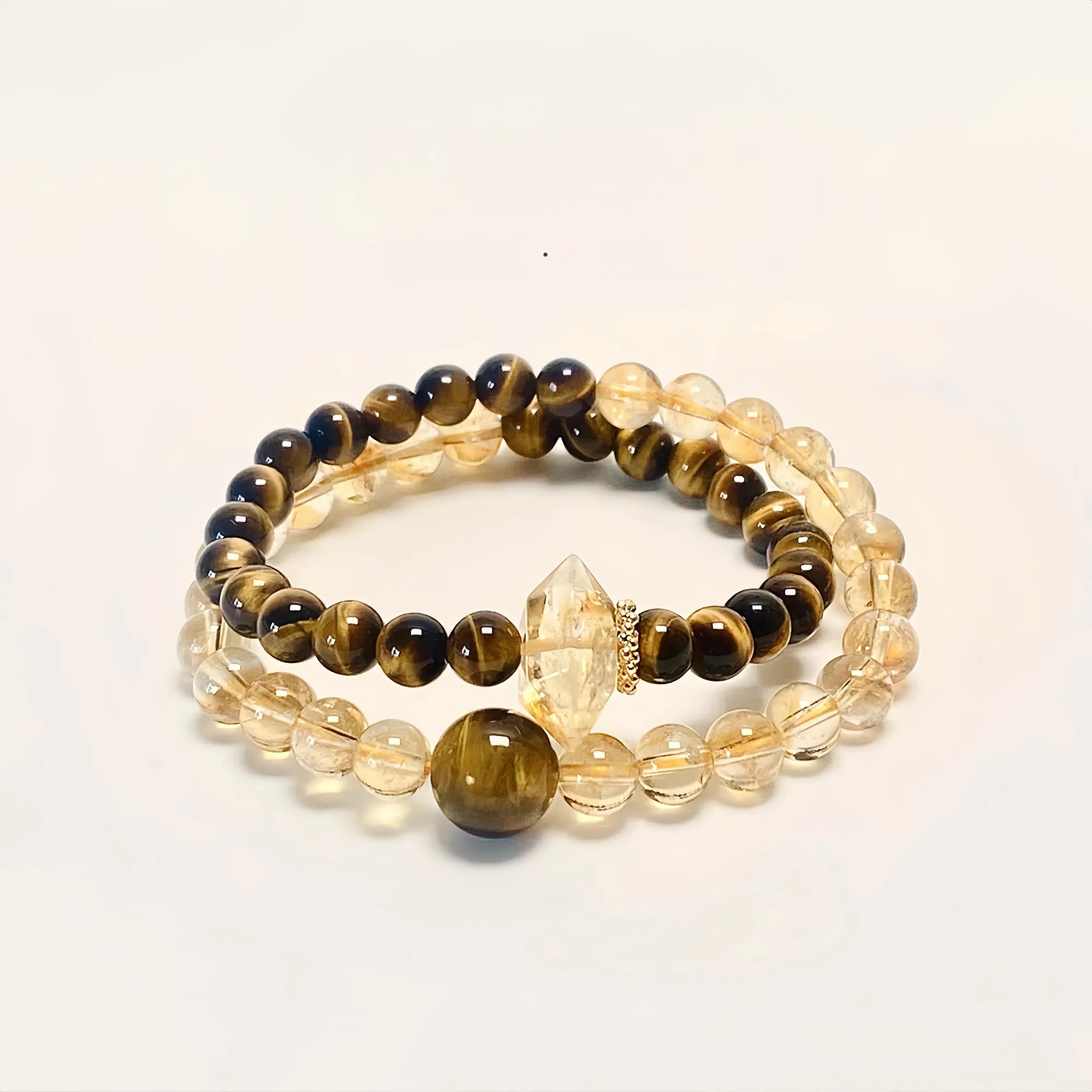 Solar Summit Citrine & Tiger Eye Bracelet