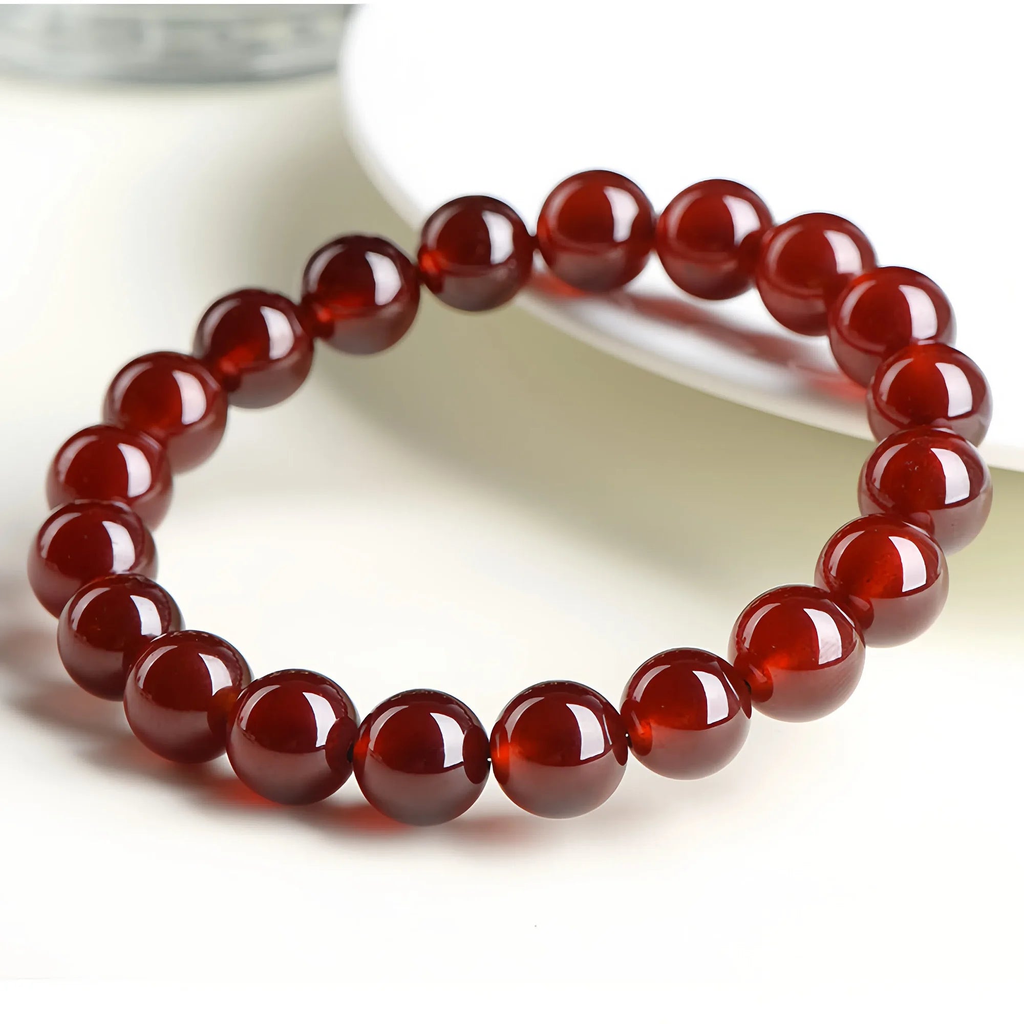 Sunset Fire Garnet Bracelet