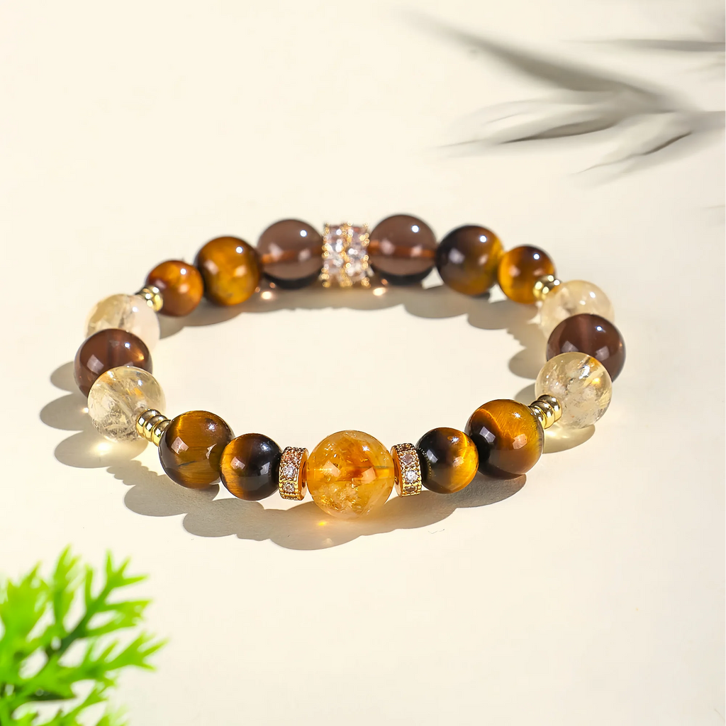 Tiger Eye Gold Resonance Bracelet