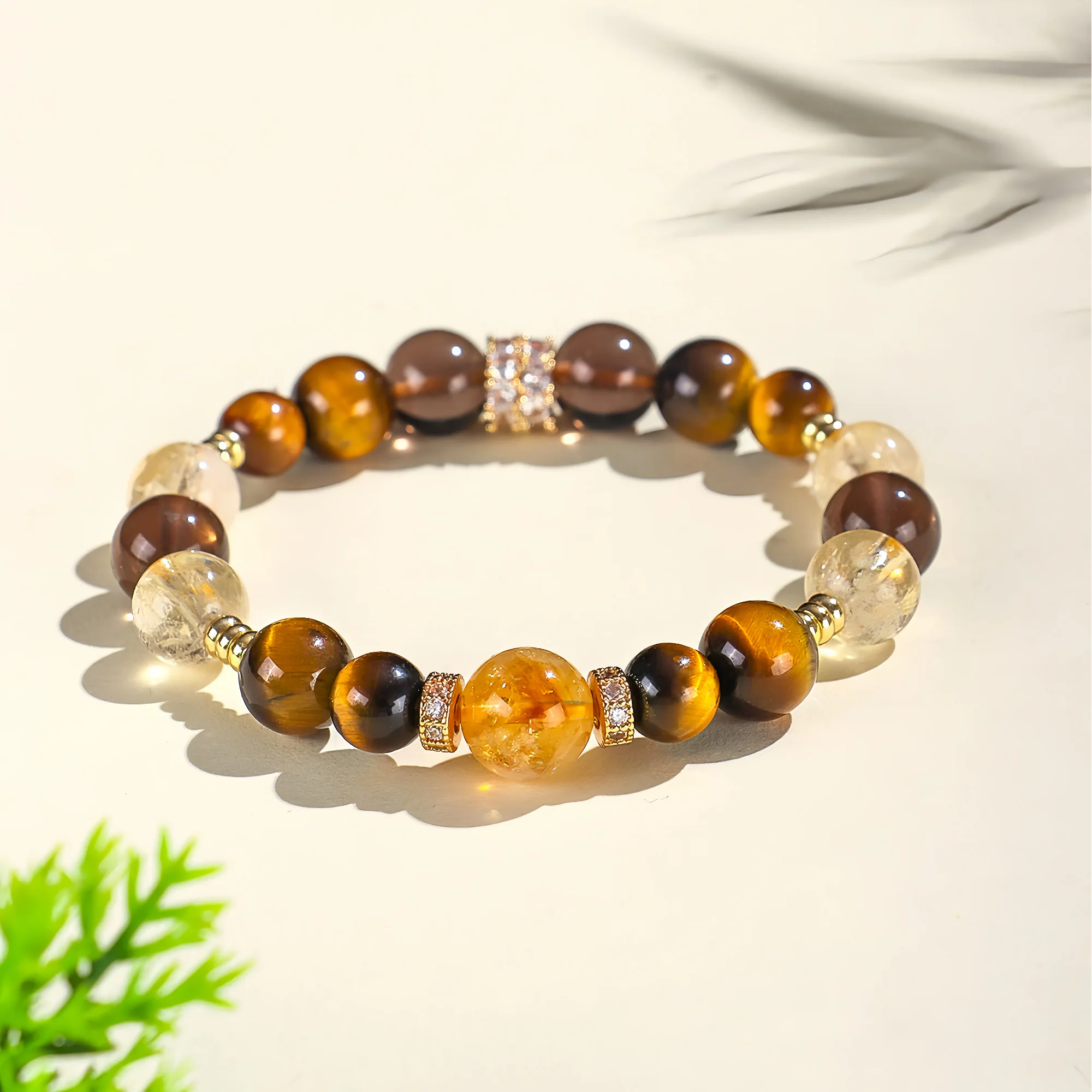 Tiger Eye Gold Resonance Bracelet