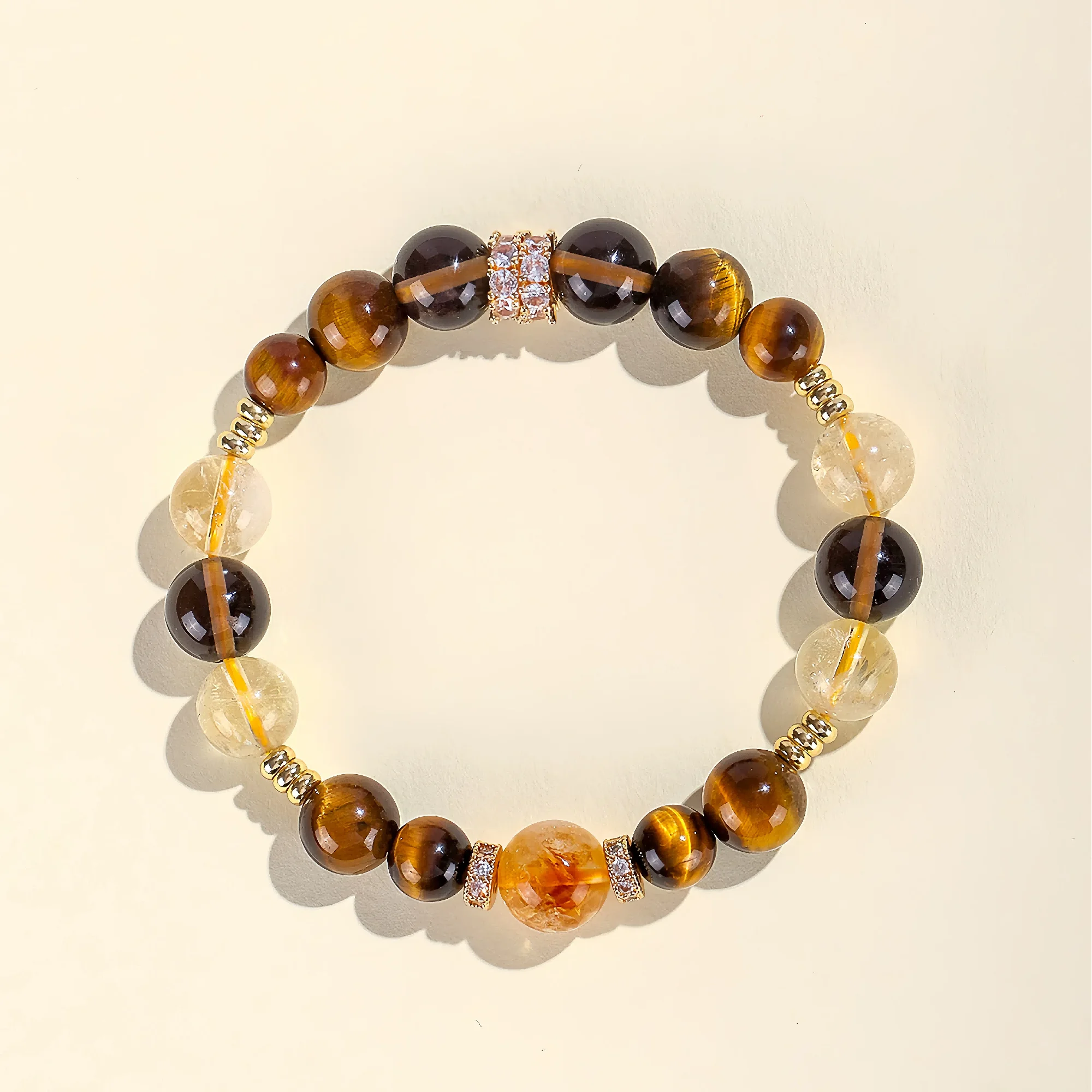Tiger Eye Gold Resonance Bracelet