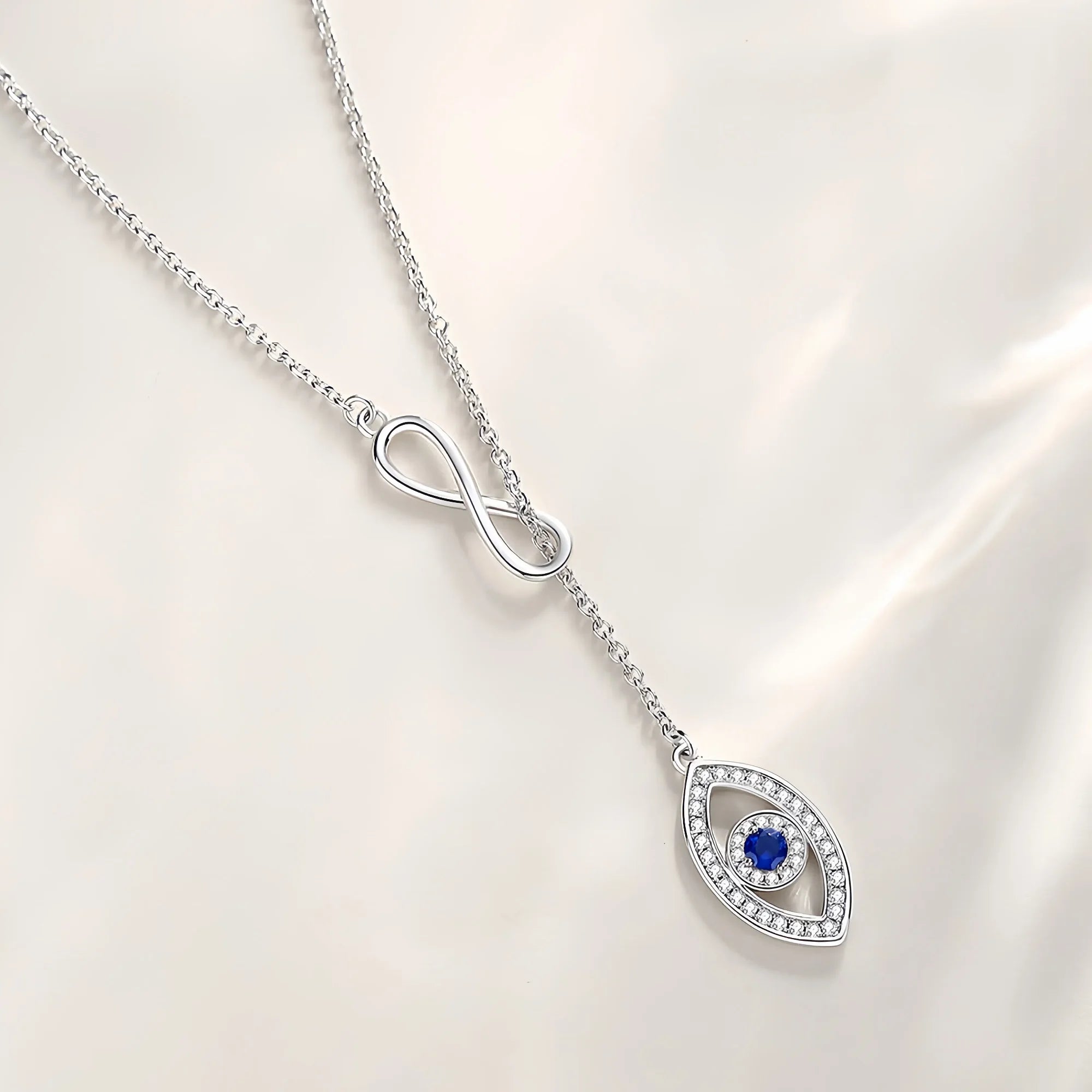 Timeless Night Infinite Evil Eye Sentinel Necklace