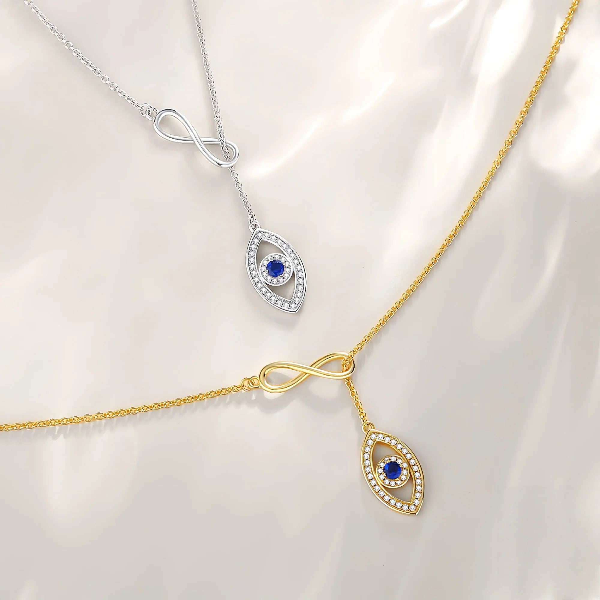 Timeless Night Infinite Evil Eye Sentinel Necklace