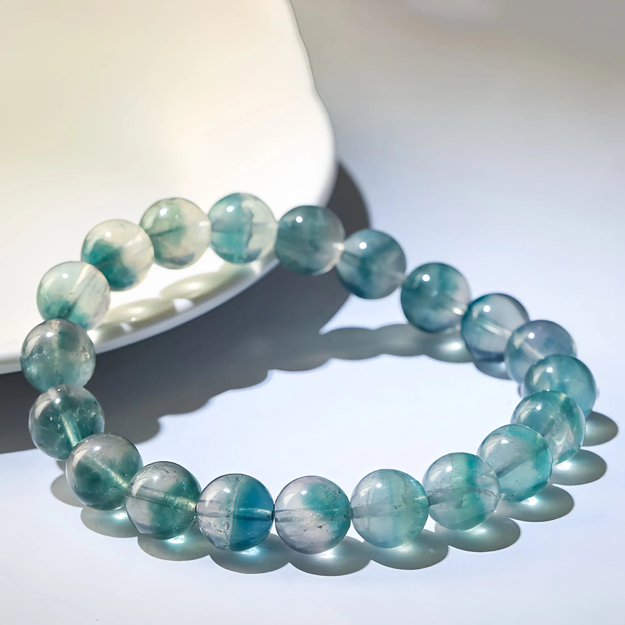Treasure Bowl Blue Fluorite Bracelet