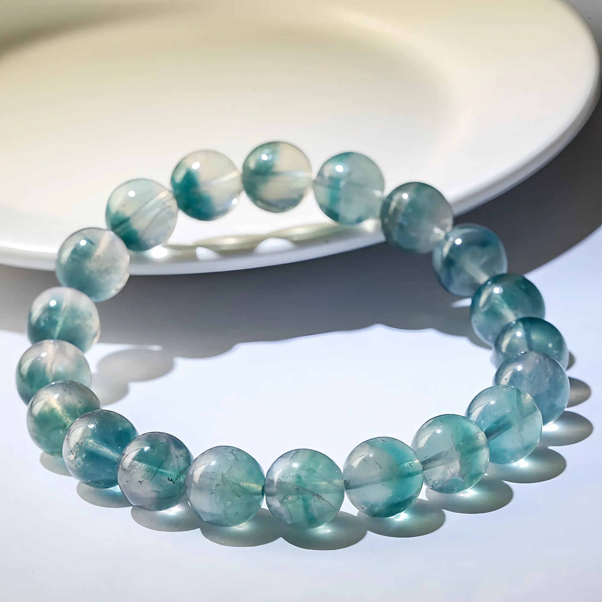 Treasure Bowl Blue Fluorite Bracelet