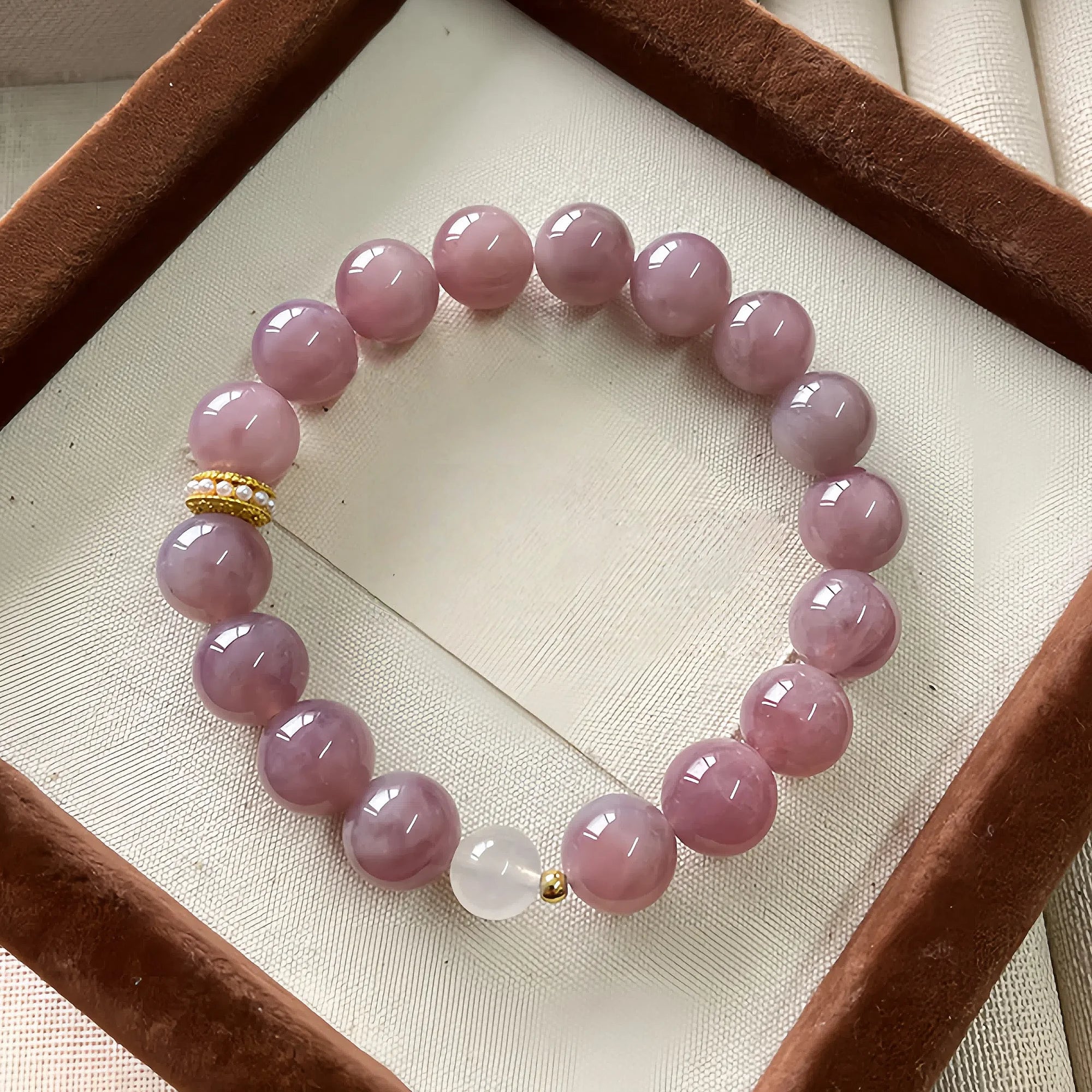 Venus Ascendant Fluorite Quartz Bracelet