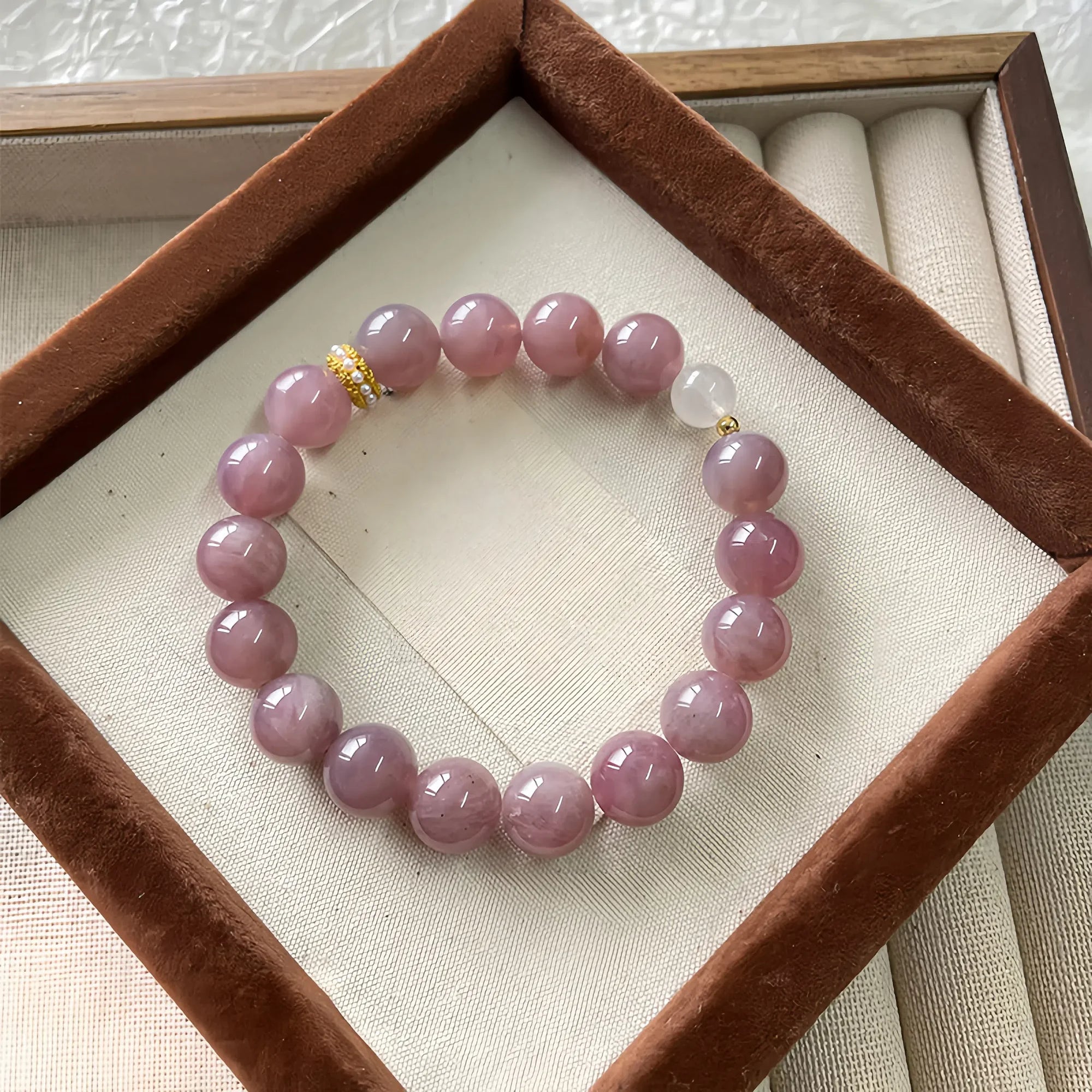 Venus Ascendant Fluorite Quartz Bracelet