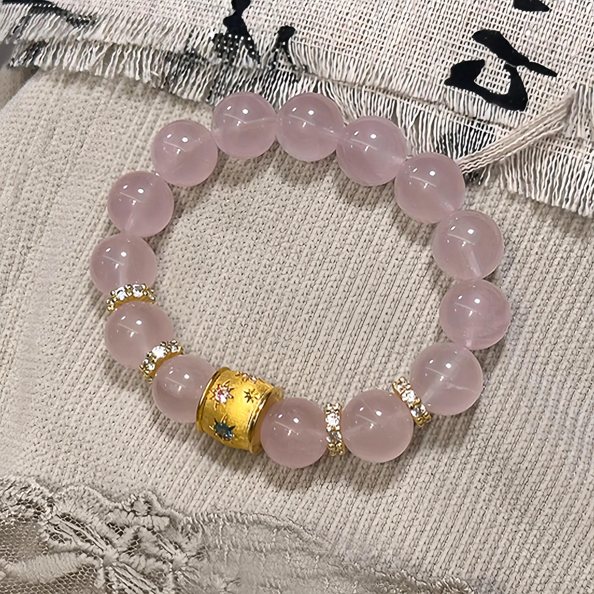 Venus Gate Rose Quartz Bracelet
